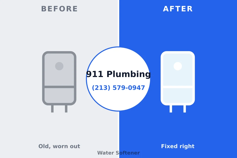 Before and after: plumbing company Louisville, IL